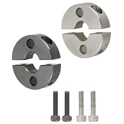Shaft Collars - 2 Tapped Holes Two Piece Clamp-on 20mm 1pc