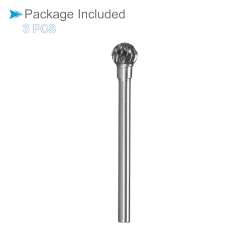 Fresas rotativas de carburo de tungsteno 6mm, 3 piezas miniatura 6