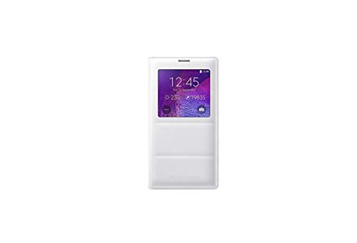 Samsung Galaxy Note 4 Case, S View Flip Cover Folio Case - White