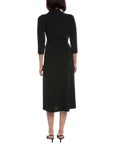 Robe mi-longue avec col la solution anti-froissement pour rester impeccable - 2