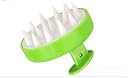 SILENCIO Hair Scalp Massager Shampoo Brush, Soft Silicone Bristle, Dry and Wet Hair Scalp Scrubber Brush for Hair Growth, Dandruff Removal, Relax, Blood Circulation (Green) gallery image