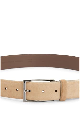 BOSS Herren Calindo_sz35_sd Gürtel, New - Medium Brown215, 105 EU – Ansicht 4