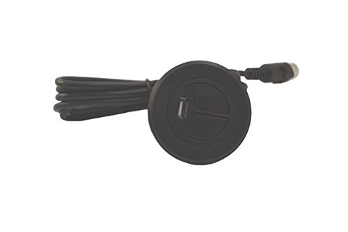 Furniture Rehab Round 2 Button Handset with 5 Pin Style Connector for Power Recliner and Sofa with Power USB Left Hand Sided