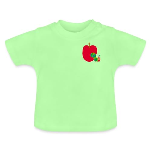 Spreadshirt Die Kleine Raupe Nimmersatt Durch Den Apfel Baby Bio-T-Shirt...