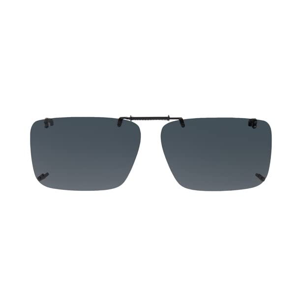 Solar Shield Clip-On Full Frame Polarized Sunglasses 58 rec 15