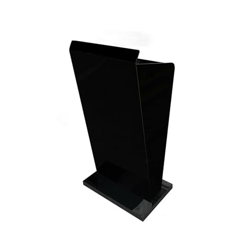 Podio de gran tamaño en acrílico con almacenamiento y mesa inclinable