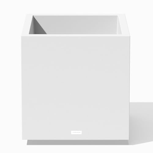 Image of Veradek Block Series Cube Planter - Square Outdoor Planter