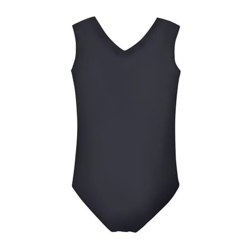 Image of Girls Swimsuits Size 3-14 Kids Summer Sleeveless One Piece Bathing Suit Beach V-Neck