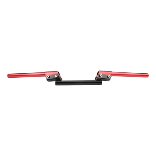 Guidon moto instable ? Installez ce renfort de bande guidon universel rouge réglable