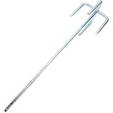 GRIRIW Mezclador de mortero y pintura para taladro eléctrico con varilla desmontable de acero 45, ideal para mezcla de yeso y cemento en construcción