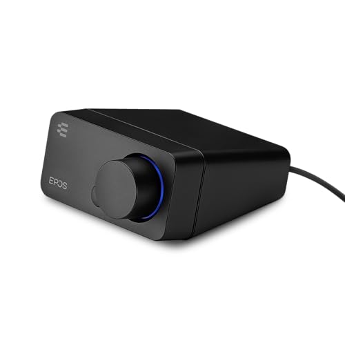 EPOS GSX 300 - Placa de som externa para computador - estéreo de alta resolução e som surround 7.1 -