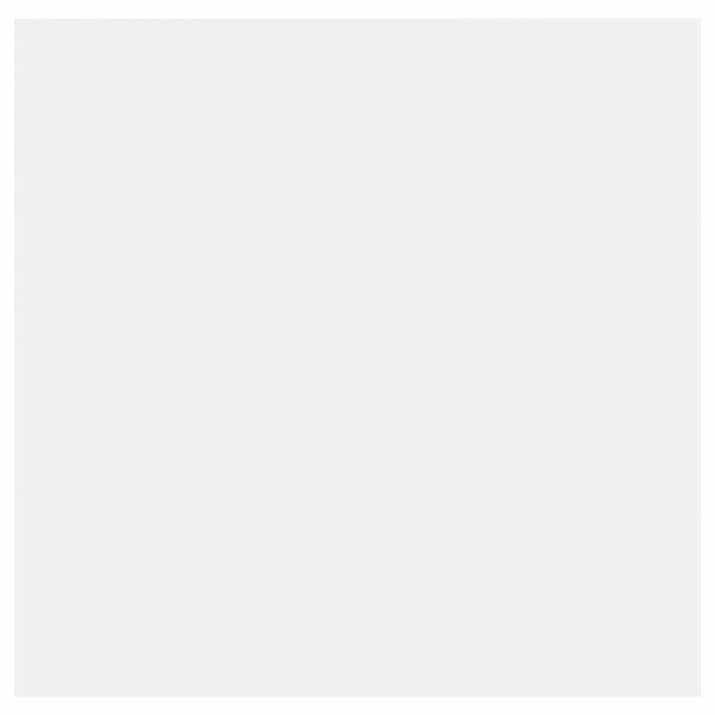 Comodino montaggio a parete, set di 2 pezzi, bianco, 30,5 x 30 x