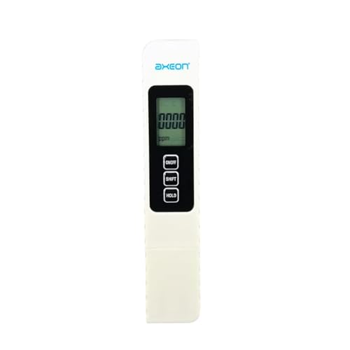 Image of AXEON A4 Digital 3-in-1 TDS Meter | Water Quality Tester for TDS, EC & Temperature with LCD Display | 0-9990 PPM Range | Ideal for RO Systems, Labs, Aquariums & Drinking Water