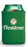Beer Snob Barware Presidente' Can Cooler, 12 Ounces, Green