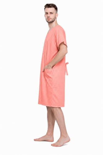 Image of UNIFORM CRAFT Unisex Patient Gown | Comfortable Patient Wear for Men and Women Made of Light Weight Spun