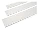 Price comparison product image 236.22inch 6M Flat BAR Trim Door Window Architrave White PVC Cover Strip TMW Profiles (20mm)