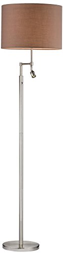 Dimond Lighting D2552-Led Satin Nickel Floor Lamp, 19" X 19" X 60" #TOP4