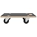 Homgoday Stands with Wheels 2 pcs Rectangular 80x55x11.5cm Loading Platforms and Pallets Economy and Industry