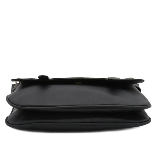 ALYSSA Double Compartment Large Flapover Crossbody Bag4