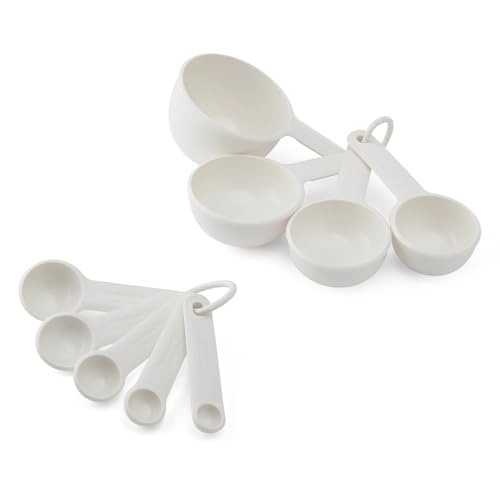 Juego de vasos y cucharas medidoras KitchenAid 9 piezas miniatura 1