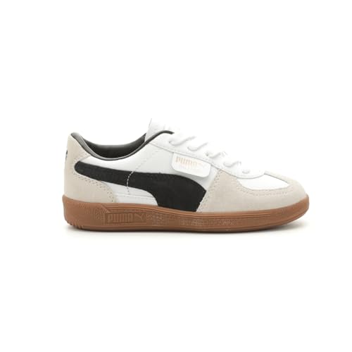 Basket PUMA Palermo enfant blanc et gris en taille 29.5