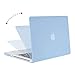 MOSISO Plastic Hard Shell Case & Keyboard Cover & Screen Protector Only Compatible with MacBook Pro 13 inch (A1278, Old Version with CD-ROM), Release Early 2012/2011/2010/2009/2008, Airy Blue