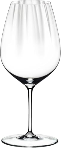 RIEDEL Performance Cabernet/Merlot Gläser 4er Set, 834 ml, Rotweingläser mit optischem Effekt, Kristallglas