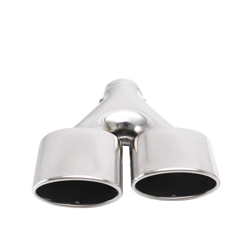 Silencieux embout pot d'échappement en acier inoxydable double sortie droite