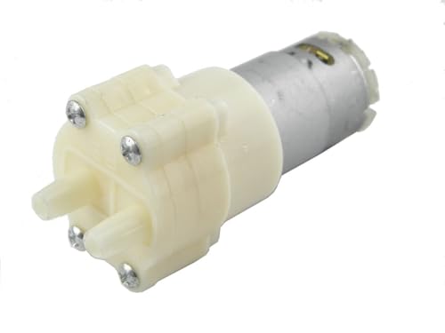 CHANCS Selbstansaugende Membranpumpe 385 DC 6-12V Motorschlagabsorbierende Mini Wasserpumpen für Teekocher, Wasserkühlung, Aquarium usw
