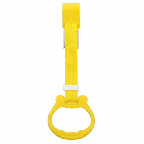 Accesorios para corralitos, anillos para tirar hacia arriba para parques, anillos para tirar hacia arriba para bebés de longitud ajustable, accesorios para parques para bebés con diseño de oso lindo