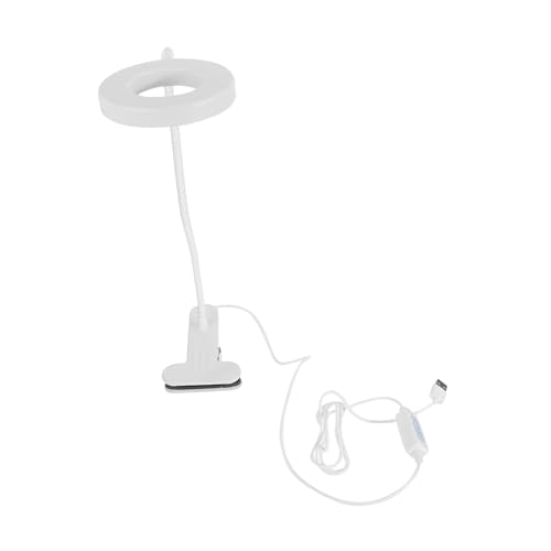 DIYEAH Lectura LED USB Con Clip De Escritorio De Anillo Para Protección Para Mesa y Gabinete Compacto y Práctico