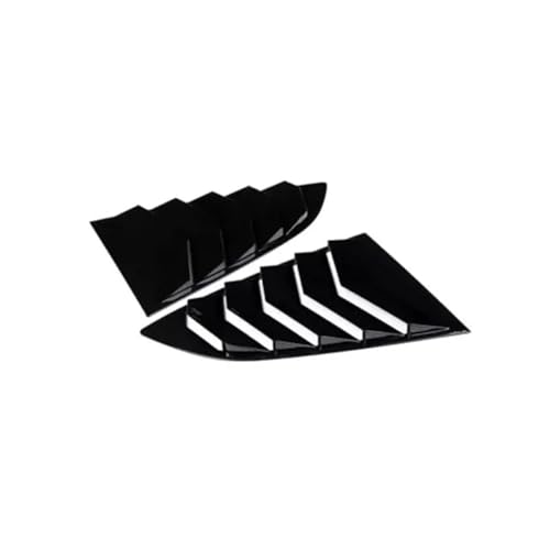 Persiennes de vitre latérale pour Toyota GR86 et Subaru BRZ 2022-2025 noir brillant