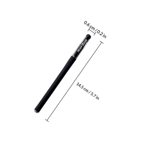 DOITOOL 20 bolígrafos gel negros punta fina miniatura 2