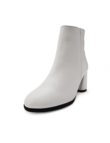 Image of ELLE Women's Stylish Ankle Boots with Block Heel