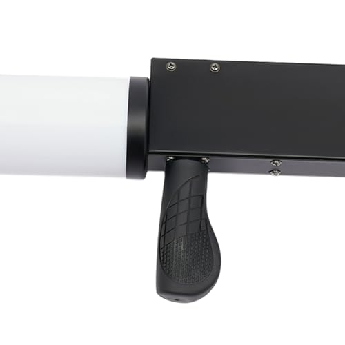 Máquina de humo CO2 portátil, con 4 luces LED RGB, para interiores y exteriores, generador de atmósfera con tubo de aire largo, seguridad automática miniatura 5