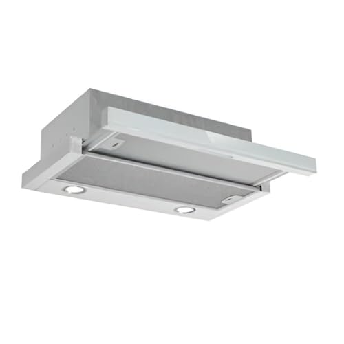 Cappe Toscohome Cappa sottopensile Tecnowind Slim90 colore grigio con frontalino inox estraibile classe D