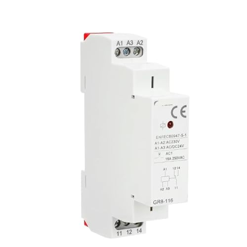 Relais intermédiaire GR8 AC230V 16A SPDT - Contacteur modulaire Premium