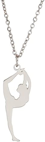 Amaxer Collar de gimnasia para niñas, animadora, patinaje artísti...