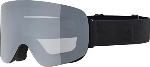 ALPINA PENKEN Ski Goggles, Black Matt, One Size