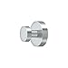 Deltana BBS2009-26 Single Robe Hook BBS Series; Bright Chrome Finish