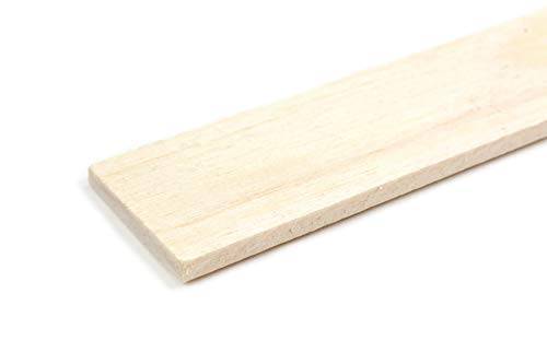 wodewa Wooden Wall Strip Pine Natural 1 m Finishing Strip Wood 30 x 4 mm Decorative Strip for Wall Cladding Ceiling Floor Covering Strip DIY Crafts