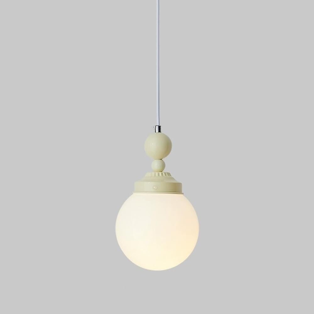 Lampe suspendue en verre moderne nordique au design épuré pour salon élégant