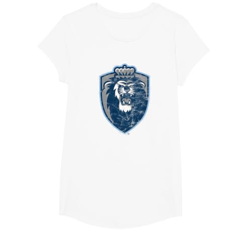 Old Dominion University ODU Monarchs Distressed Primary T-Shirt, Girls, White, Large