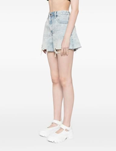 SperLucky Jeans for Women High Waisted Stretchy Short Jeans Loose Leg Denim Short Pants4