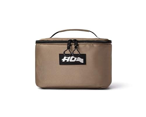 AO Coolers Pack N' Go Canvas Lunchbox Soft Cooler with High-Density Insulation, 6-Can, Tan