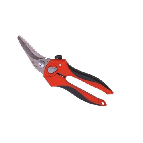 MOB Outillage Universalschere gebogene Form 200mm - Kraftvoll und vielseitig, Edelstahl, selbstschärfende Klingen