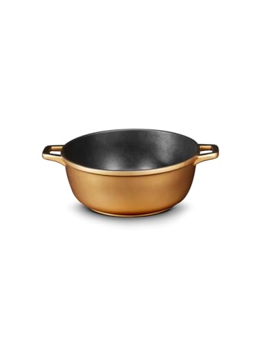 Braisière Sans Couvercle en Fonte Bronze - Ø 28 cm