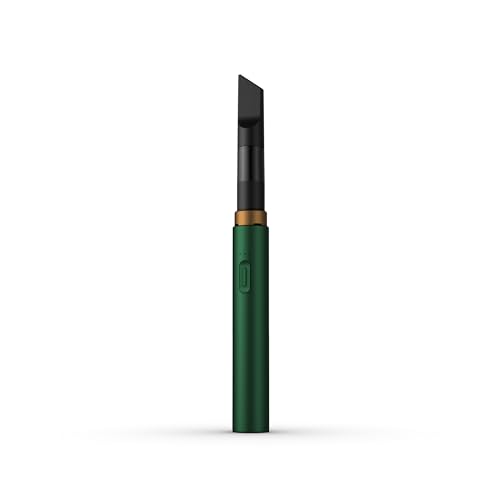 Vessel E-Zigarette Batterie Core 510 Gewinde, 4 Batterie Einstellungen, USB-C Kabel, LED Batterieanzeige, 260mAh Lithium-Ionen-Akku, Kräuter, Rauchen, Vape, Verdampfer Pen für CBD E-Liquid (Emerald)