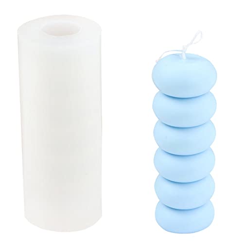 SOFSEQ Candle Mold Geometric Bubble Shape Silicone Molds DIY Soap Epoxy Resin Casting Mould for Scented Wax Making, Dinner Candlelight, Party, Wedding, Home Decor, Clay Crafts (Candied haws 6)