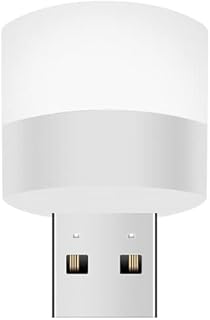 yiyao USB led Light Plug in Night Lights Portable Bedside Lamp USB Atmosphere Lights 0.5W Warm White for Bedroom Kitchens Stairs bathrooms Without Disturbing Sleep